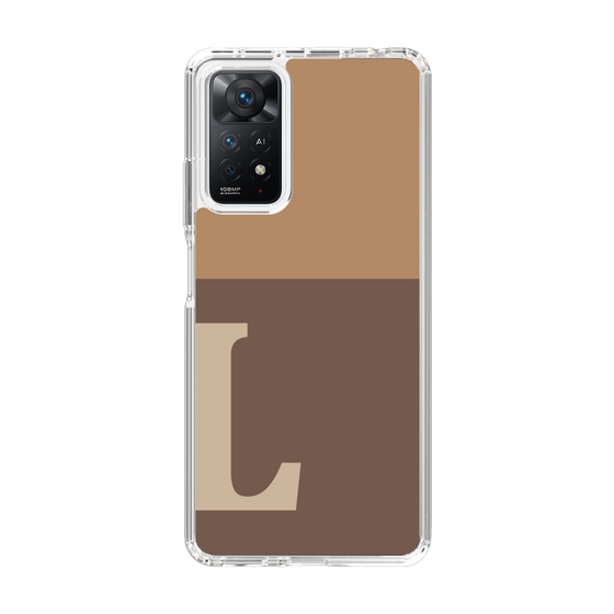 Slim Protection Case［ Original - initial two tone - L brown ］