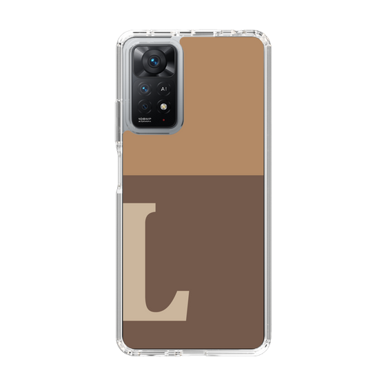 Slim Protection Case［ Original - initial two tone - L brown ］