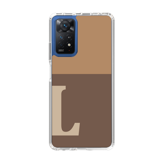 Slim Protection Case［ Original - initial two tone - L brown ］