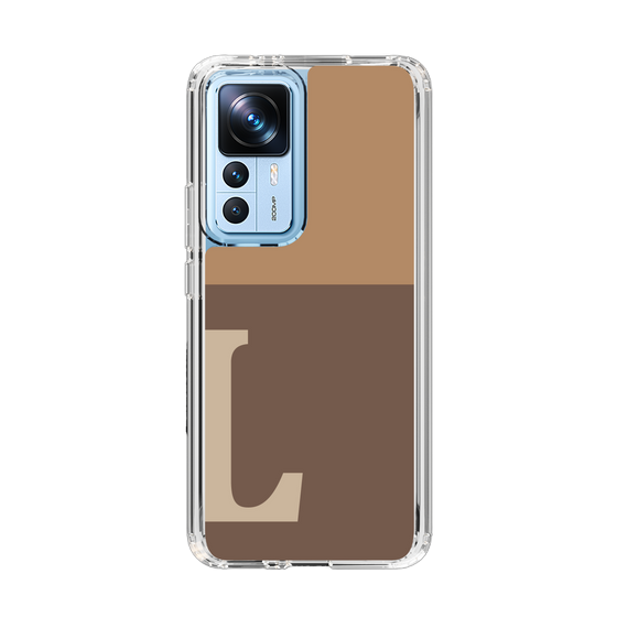 Slim Protection Case［ Original - initial two tone - L brown ］