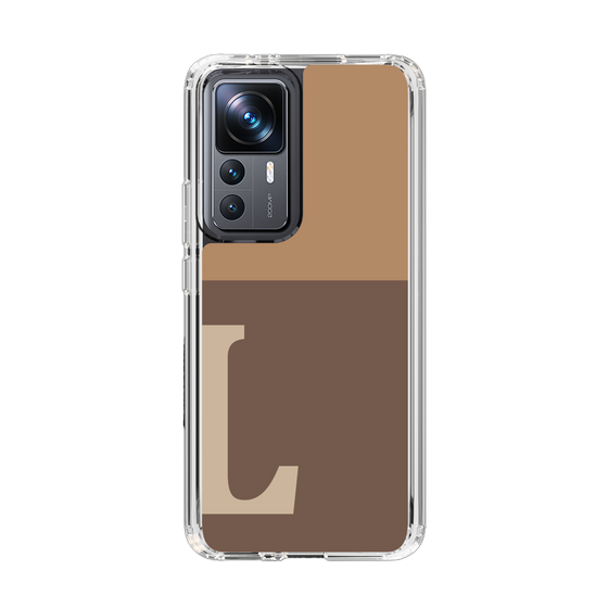 Slim Protection Case［ Original - initial two tone - L brown ］