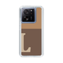 Slim Protection Case［ Original - initial two tone - L brown ］