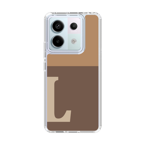 Slim Protection Case［ Original - initial two tone - L brown ］