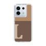 Slim Protection Case［ Original - initial two tone - L brown ］