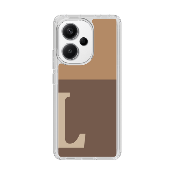 Slim Protection Case［ Original - initial two tone - L brown ］