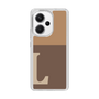 Slim Protection Case［ Original - initial two tone - L brown ］
