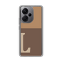 Slim Protection Case［ Original - initial two tone - L brown ］