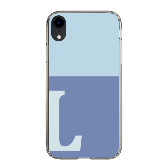 Slim Protection Case［ Original - initial two tone - L blue ］