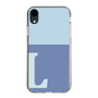 Slim Protection Case［ Original - initial two tone - L blue ］