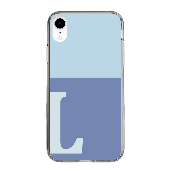 Slim Protection Case［ Original - initial two tone - L blue ］