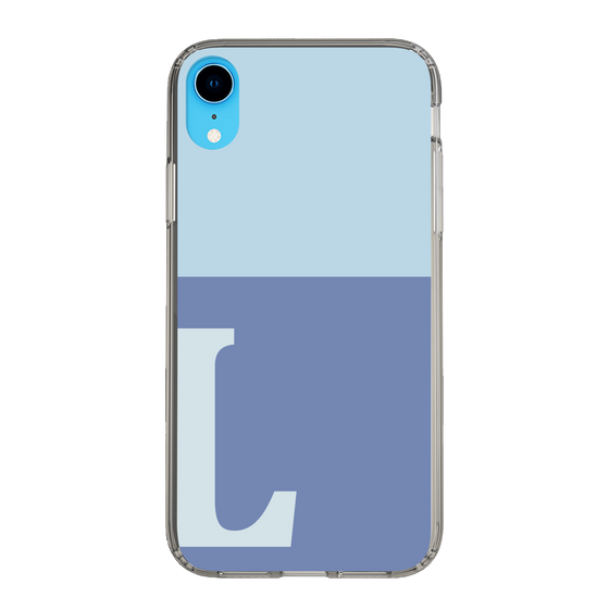 Slim Protection Case［ Original - initial two tone - L blue ］