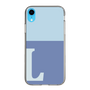Slim Protection Case［ Original - initial two tone - L blue ］