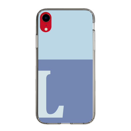Slim Protection Case［ Original - initial two tone - L blue ］