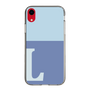 Slim Protection Case［ Original - initial two tone - L blue ］