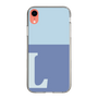 Slim Protection Case［ Original - initial two tone - L blue ］