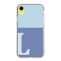 Slim Protection Case［ Original - initial two tone - L blue ］