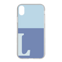 Slim Protection Case［ Original - initial two tone - L blue ］