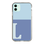 Slim Protection Case［ Original - initial two tone - L blue ］