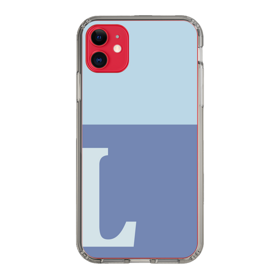 Slim Protection Case［ Original - initial two tone - L blue ］