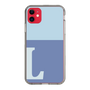 Slim Protection Case［ Original - initial two tone - L blue ］