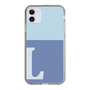 Slim Protection Case［ Original - initial two tone - L blue ］