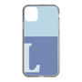 Slim Protection Case［ Original - initial two tone - L blue ］