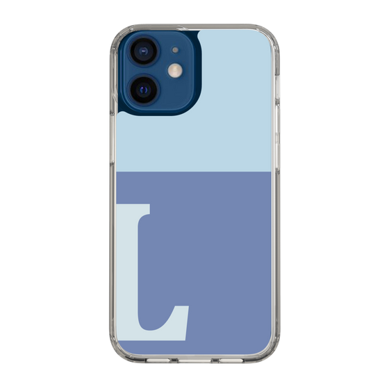 Slim Protection Case［ Original - initial two tone - L blue ］