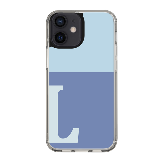 Slim Protection Case［ Original - initial two tone - L blue ］