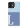 Slim Protection Case［ Original - initial two tone - L blue ］