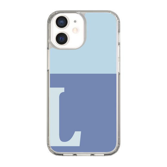 Slim Protection Case［ Original - initial two tone - L blue ］