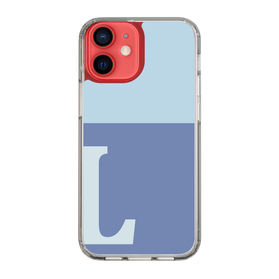 Slim Protection Case［ Original - initial two tone - L blue ］
