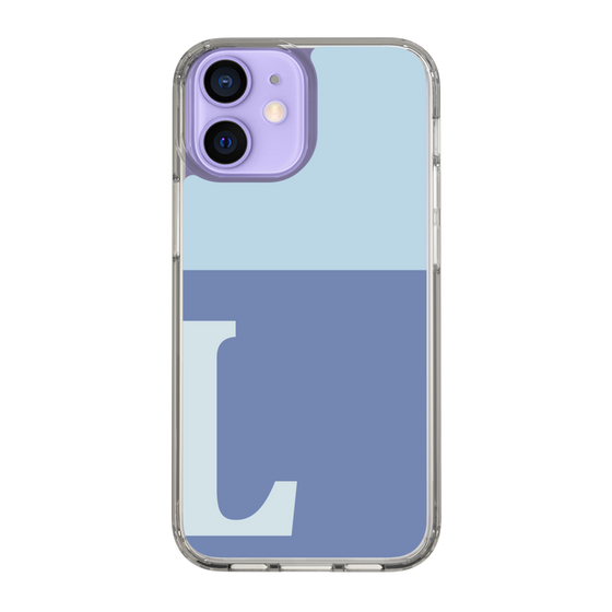 Slim Protection Case［ Original - initial two tone - L blue ］