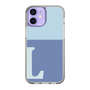 Slim Protection Case［ Original - initial two tone - L blue ］