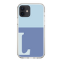 Slim Protection Case［ Original - initial two tone - L blue ］