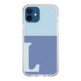 Slim Protection Case［ Original - initial two tone - L blue ］