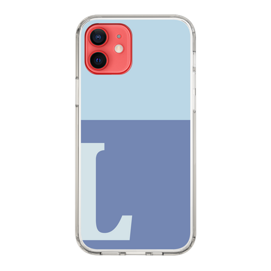 Slim Protection Case［ Original - initial two tone - L blue ］