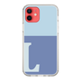 Slim Protection Case［ Original - initial two tone - L blue ］