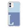 Slim Protection Case［ Original - initial two tone - L blue ］