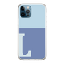 Slim Protection Case［ Original - initial two tone - L blue ］