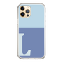 Slim Protection Case［ Original - initial two tone - L blue ］