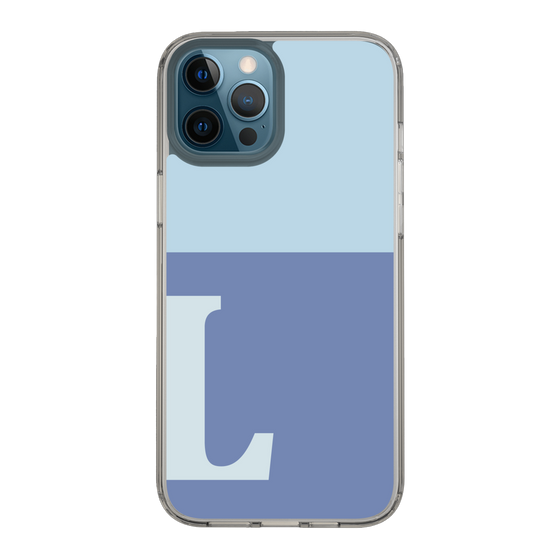 Slim Protection Case［ Original - initial two tone - L blue ］