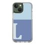 Slim Protection Case［ Original - initial two tone - L blue ］