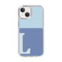 Slim Protection Case［ Original - initial two tone - L blue ］