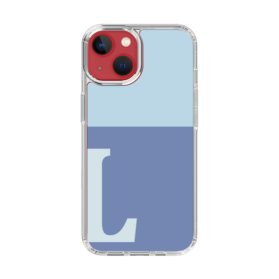 Slim Protection Case［ Original - initial two tone - L blue ］