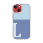 Slim Protection Case［ Original - initial two tone - L blue ］