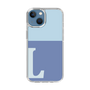 Slim Protection Case［ Original - initial two tone - L blue ］