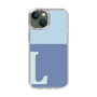 Slim Protection Case［ Original - initial two tone - L blue ］