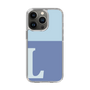Slim Protection Case［ Original - initial two tone - L blue ］