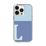Slim Protection Case［ Original - initial two tone - L blue ］