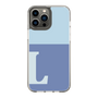 Slim Protection Case［ Original - initial two tone - L blue ］